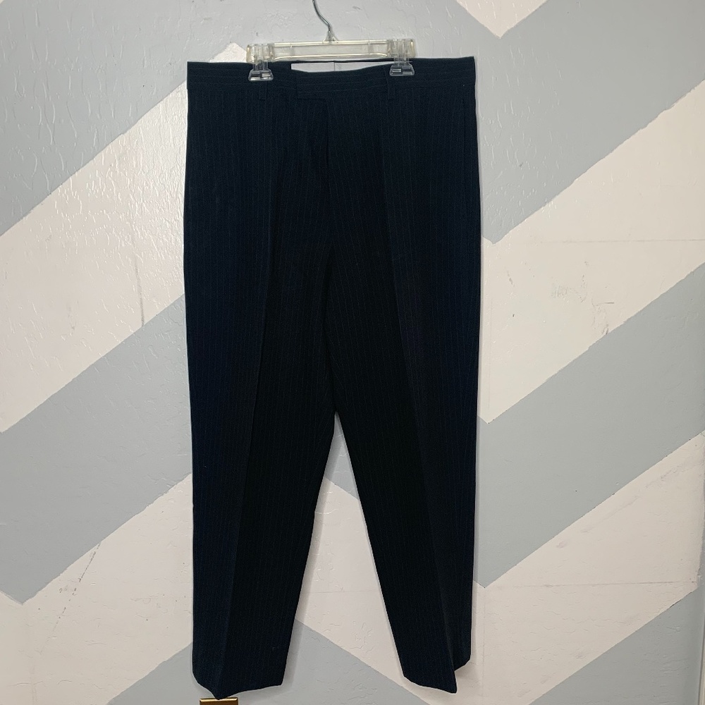 Linea Dome | Men's Black Striped Pants 34x30